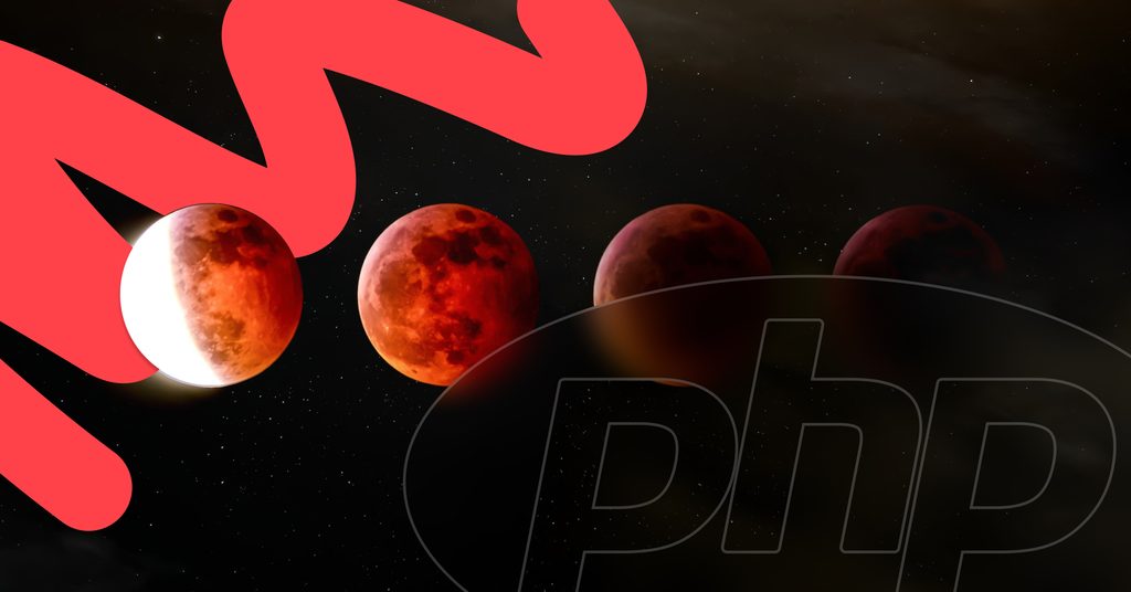 php logo, moon phases