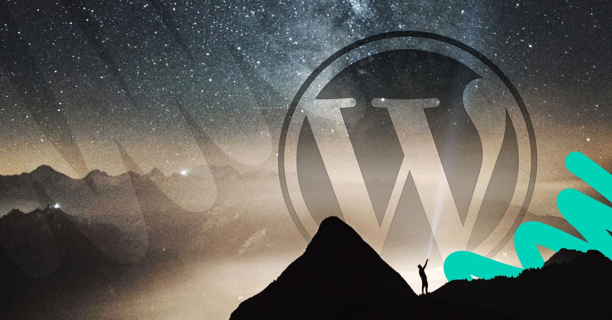 WordPress logo, Human Made squiggle