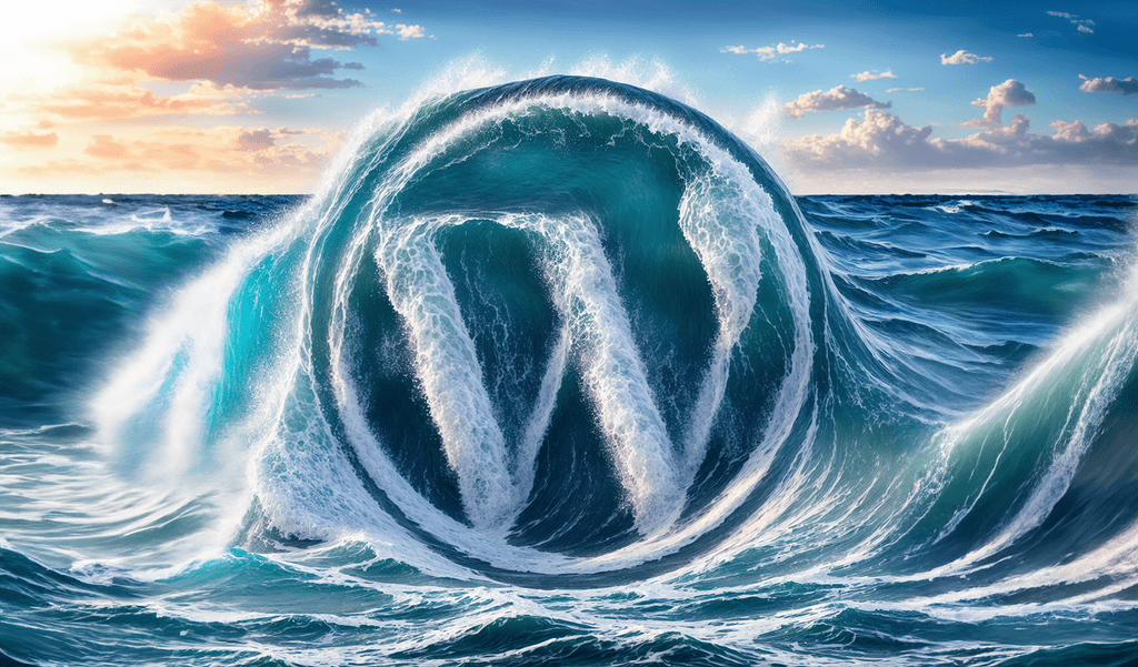 WordPress Wallpaper HD, 4k, iPhone, ocean waves