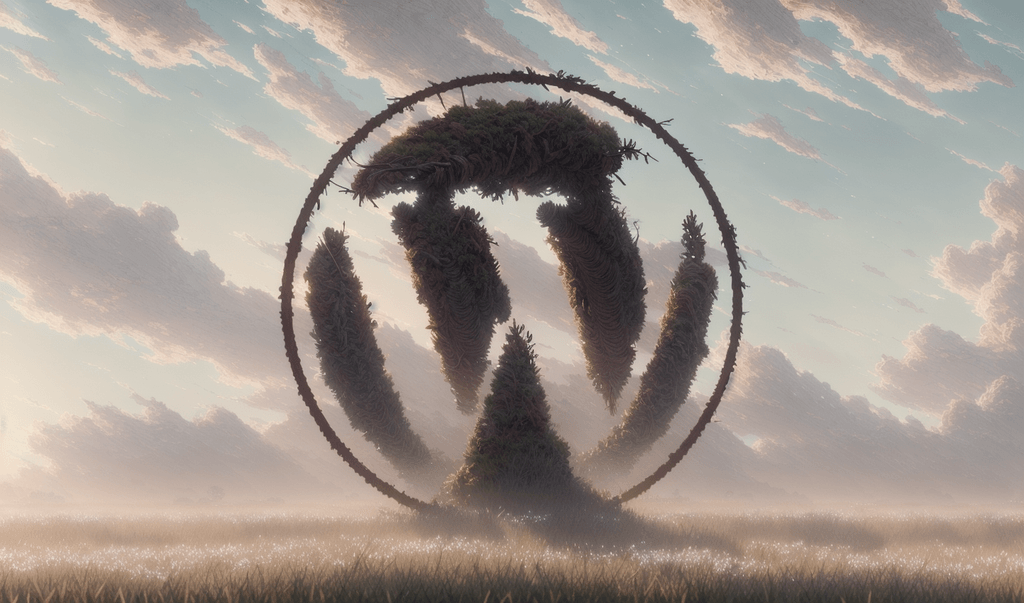 WordPress Wallpaper HD, 4k, iPhone, WordPress logo autumn morning meadow