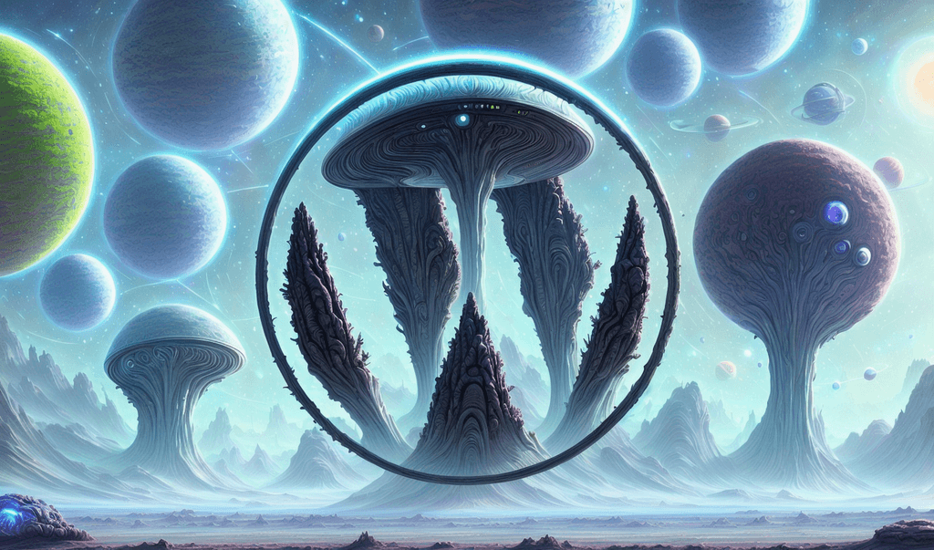 WordPress Wallpaper HD, 4k, iPhone, WordPress logo sci-fi mushrooms