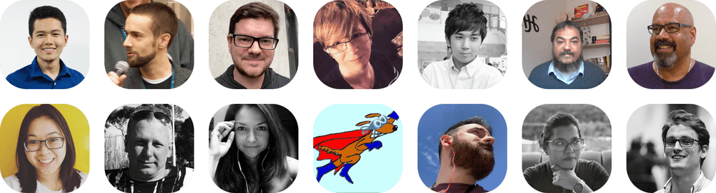 Photos of Human Made agency team members who contributed to WordPress core