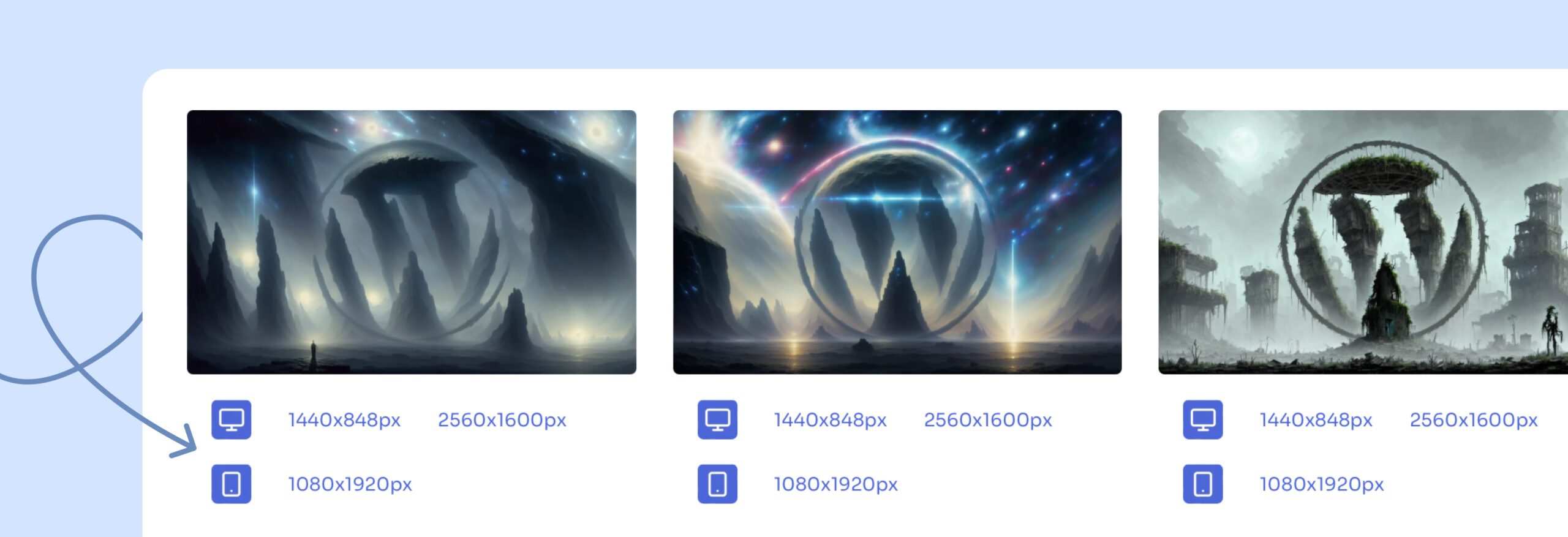 WordPress wallpapers screenshot