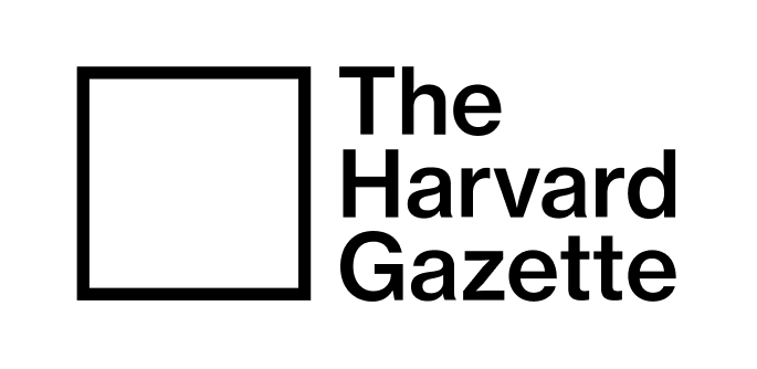 Harvard Gazette logo, .edu WordPress in higher ed speaker 
