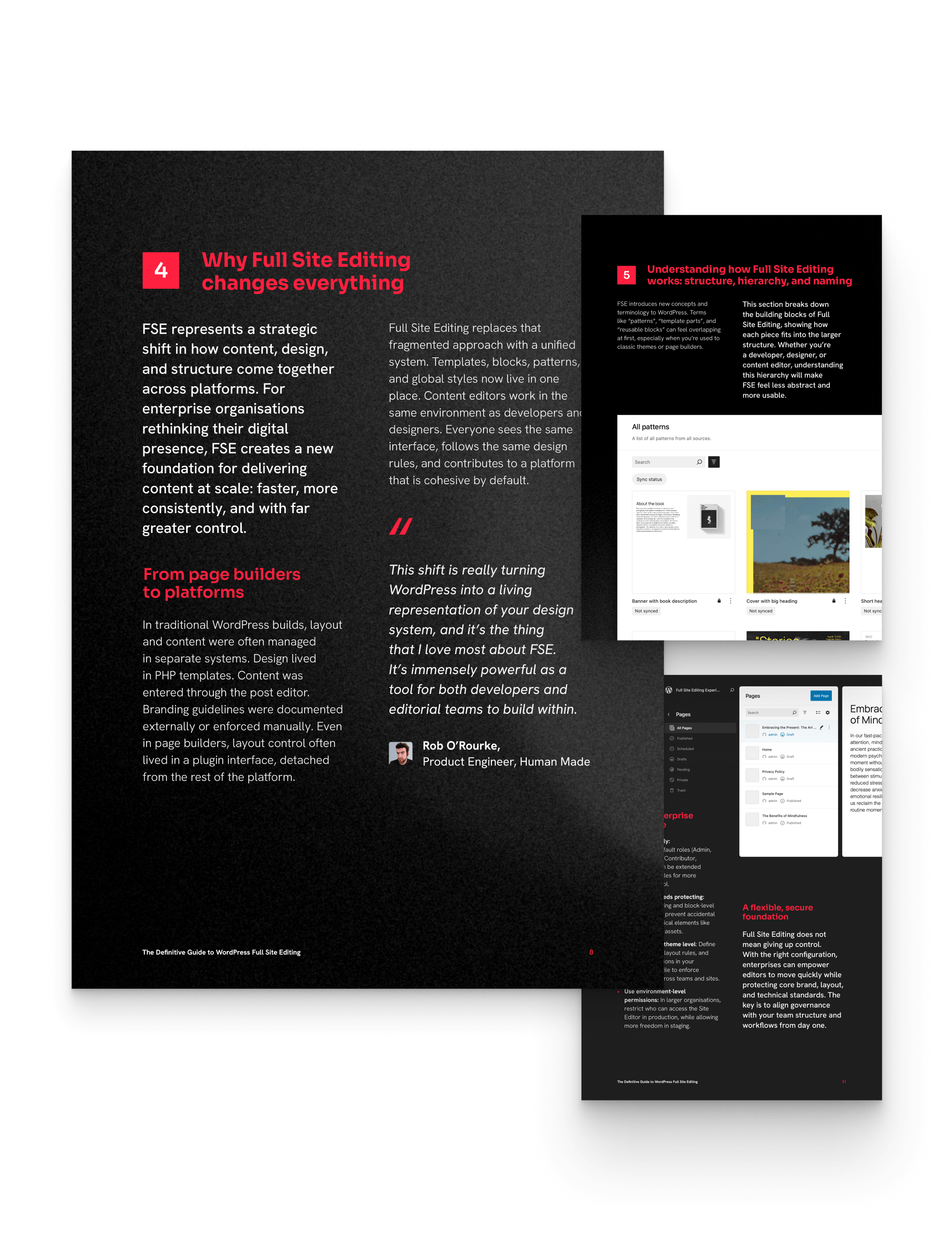 Preview of the WordPress Full Site Editing guide