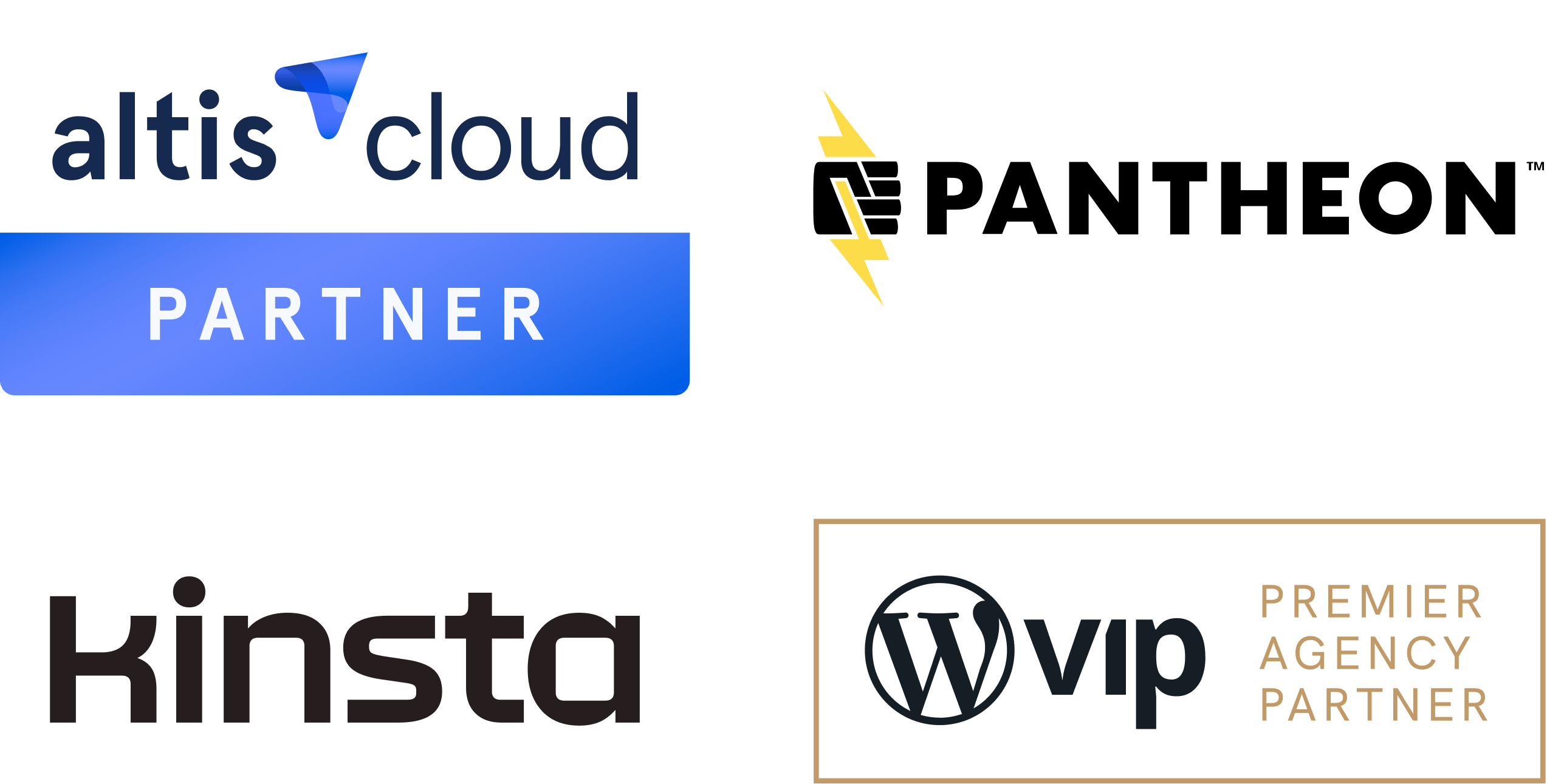 Altis Cloud, Pantheon, Kinsta & WordPress VIP Premier Agency Partner