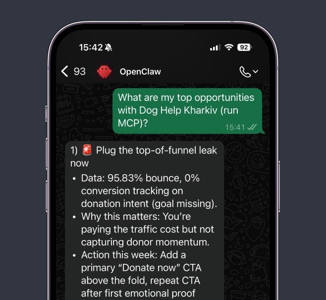 OpenClaw recommendations based on Dog Help Kharkiv site analytics.