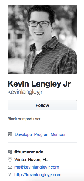 Kevin Langley Jr Github profile