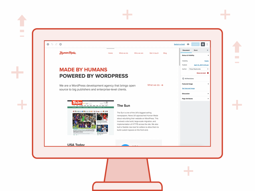 Gutenberg on Human Made’s site