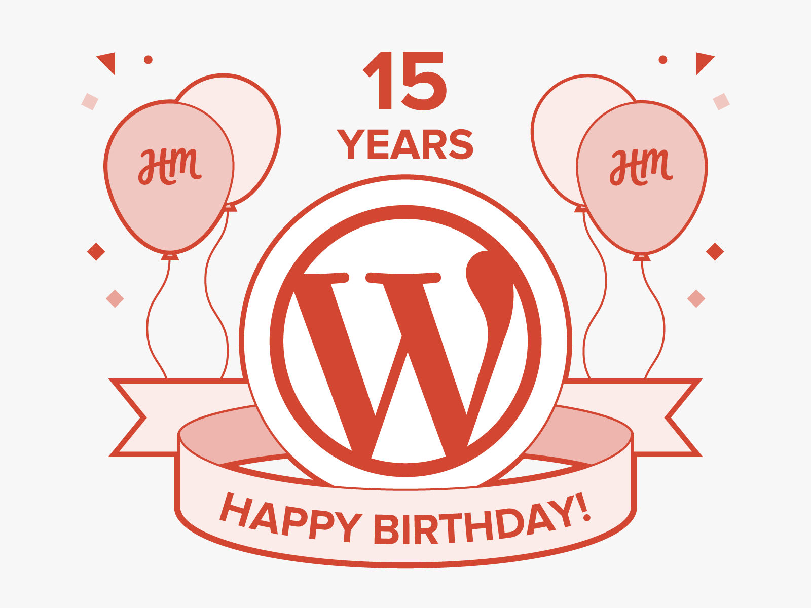 Happy 15th Birthday, WordPress