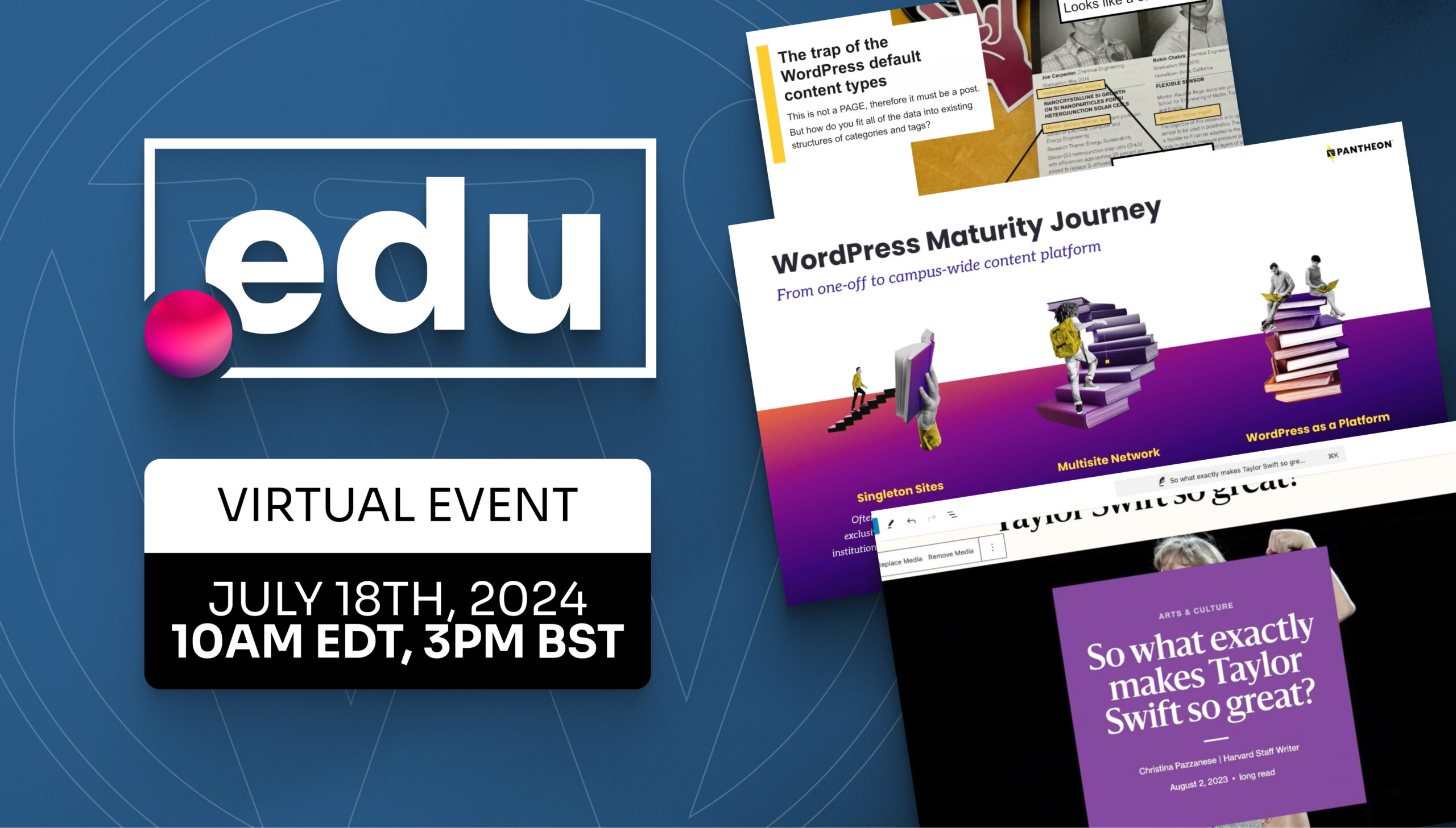 .edu: WordPress in higher ed