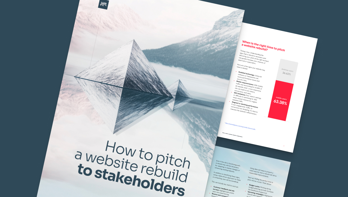 How to pitch a website rebuild to stakeholders