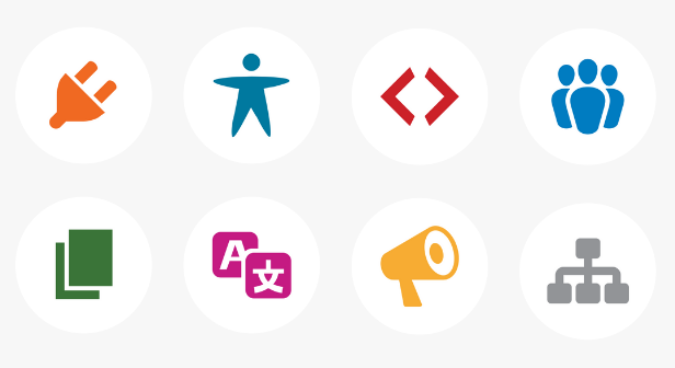 Contribution pins for WordPress.org, open source software.